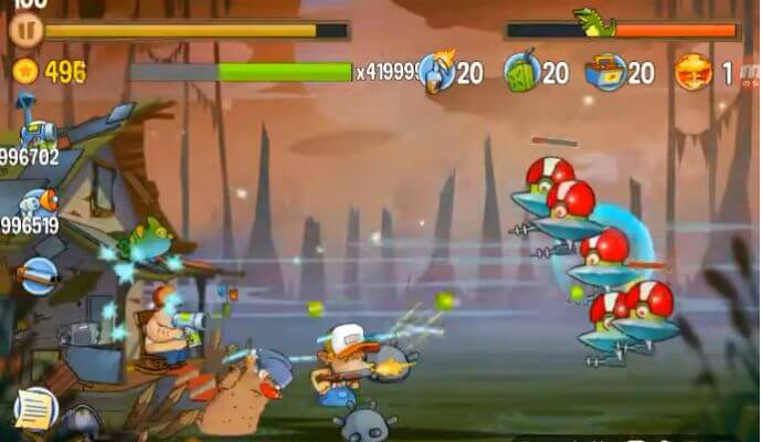 swamp attack mod apk